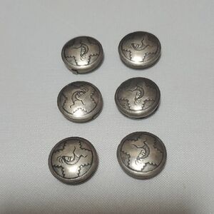 Vintage Silver Button Set